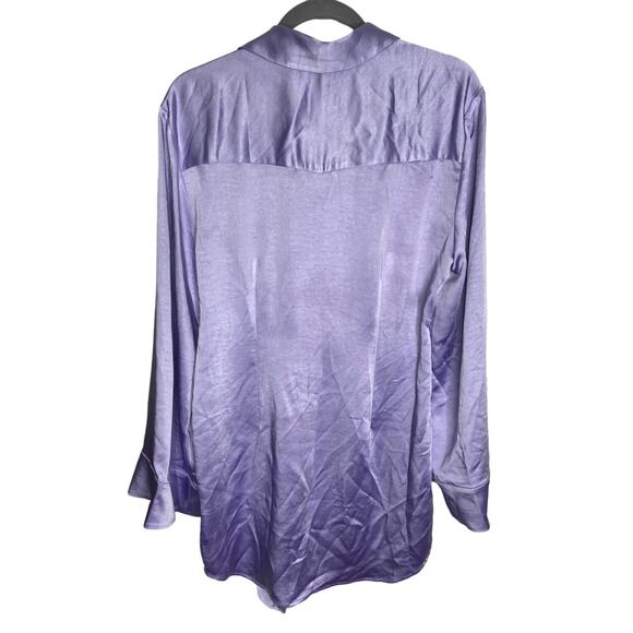 Song of Style Marta Shirt Dress Satin Kimono Sleeve Lavender Fairycore Dainty S - Picture 11 of 15